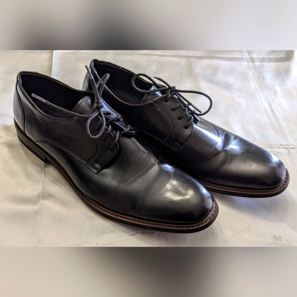 UNLISTED BY Kenneth Cole Align-Ment Men's Oxford Shoes Loafers Size 11.5M Black